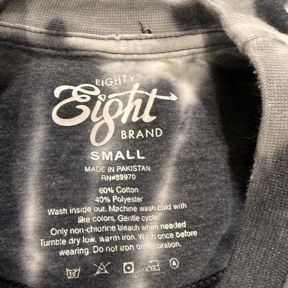 Eighty Eight Gray and Yellow Short Sleeve Tee - Picture 3 of 3